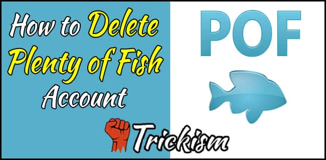 Delete pof account link