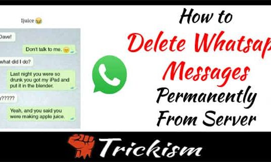 Delete Whatsapp Messages Permanently From Server