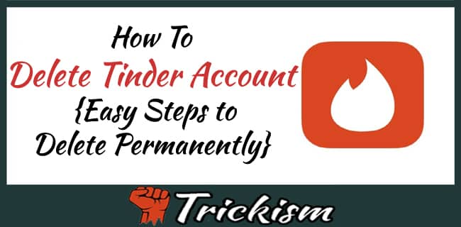 How to Delete Tinder Account