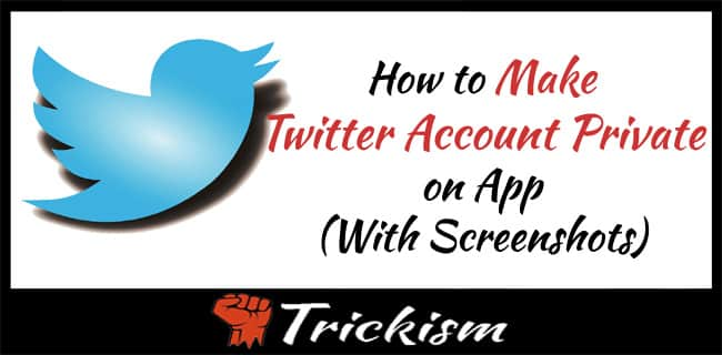 How to Make Twitter Account Private