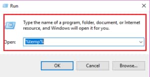Ways to delete temp files in windows