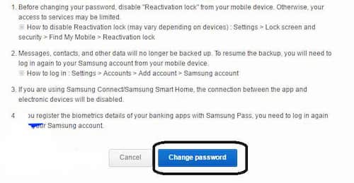 how to delete samsung account