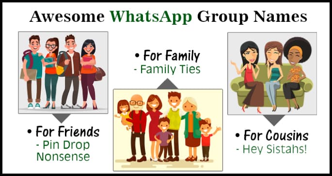 whatsapp group names