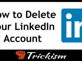 Delete LinkedIn Account