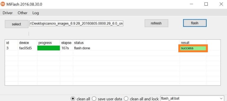 xiaomi flash tool