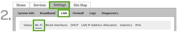 change at&t wifi password