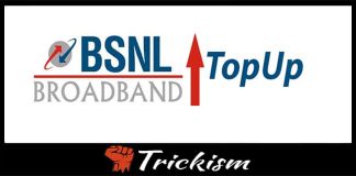 Top Up BSNL Broadband After FUP
