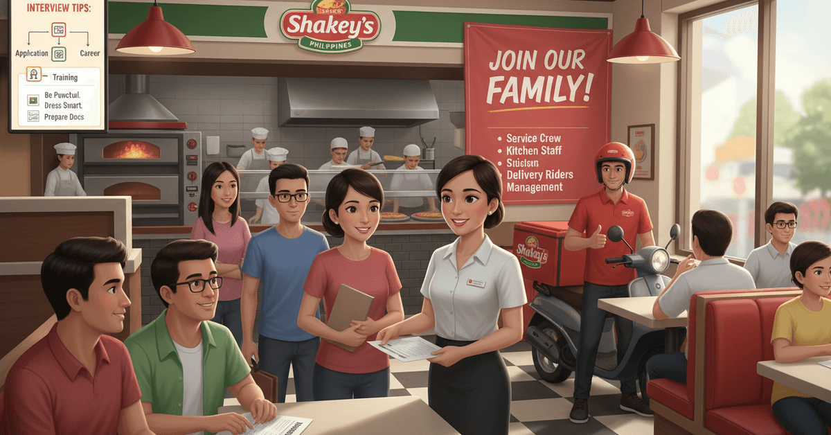 Shakey’s Philippines Careers – How to Apply for Jobs and What to Expect